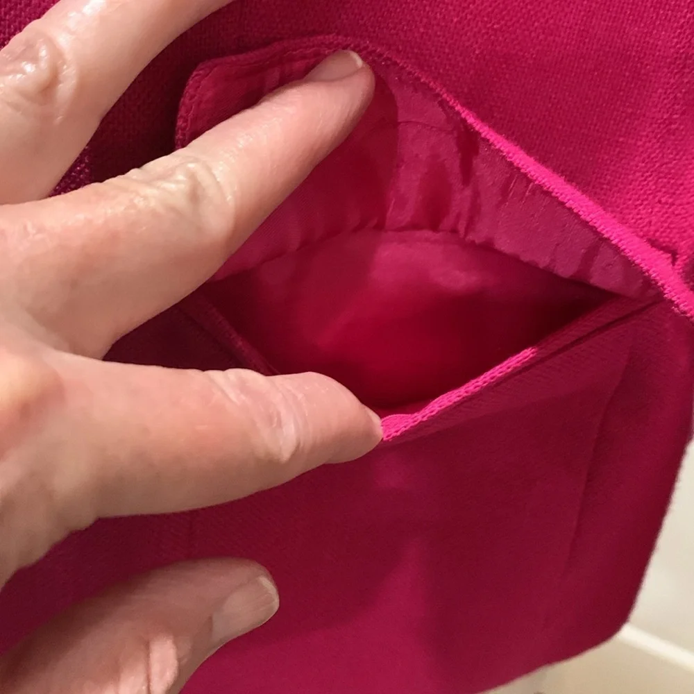 Lundrigans hot pink vintage made in USA blazer/jacket